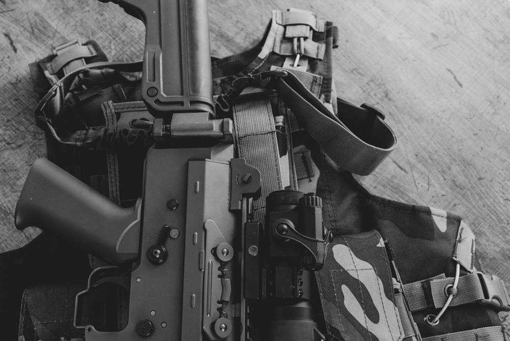 Military,Body,Armor,And,Assault,Rifle